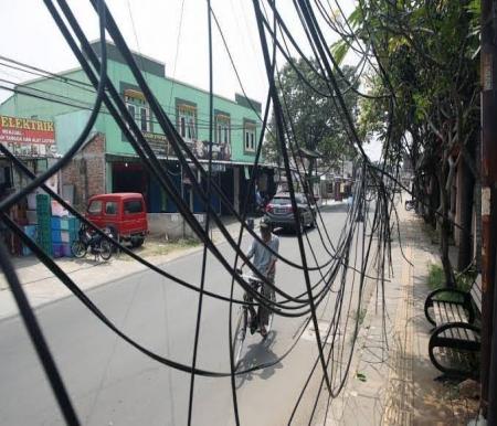 Komisi I DPRD Pekanbaru segera panggil pihak Apjatel dan OPD terkait semrawut kabel optik (foto/int)